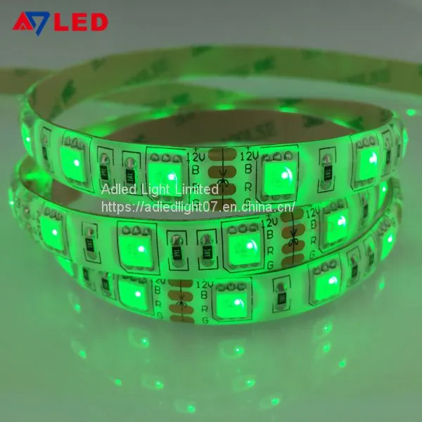 Back Lighting 60leds 12V IP65 Silicone Cover SMD5050 RGB Led Strip Light for Sign Illumination photo-4