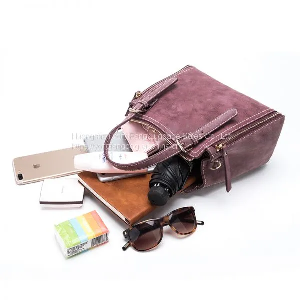 Women Handbags Leather Tote Shoulder Bags Satchel Zipper Cross Body Top Handle photo-4