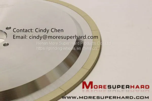 3A1 Ceramic Bonded Diamond Disc Type Superhard Material Grinding Wheel photo-2