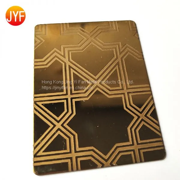 Good Quality Etching Stainless Steel Sheet for Elevator Decorative