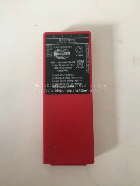 Haixi HBC Remote Control Battery Ba213020 6V/2100mAh Shield Machine PM Pump Remote Control Battery