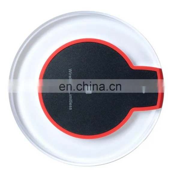 Universal Crystal Wireless Charger Pad Qi Charging Charger OEM Promotional Fantasy Charger