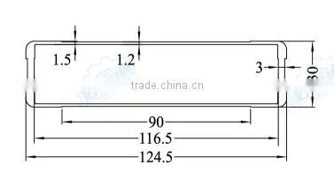 05429 Angle Corner Protector / Aluminum Profile Rail photo-2