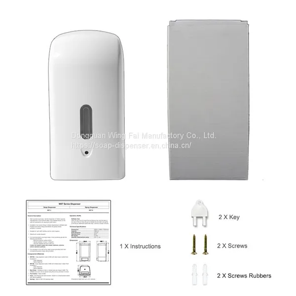Commercial 1000ML Wall Mounted Large Capacity Automatic Hand Sanitizer Liquid Soap Dispenser photo-5