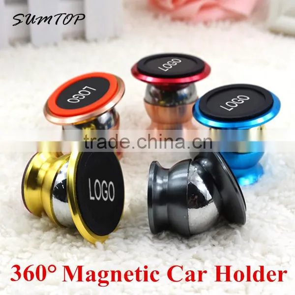 OEM Adjustable 360 Degree Rotation Smartphone Stand Universal Magnetic Smart Mobile Phone Car Holder
