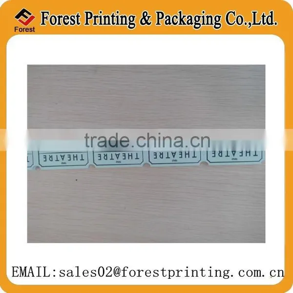 Printed Admit One Ticket,Single Roll Raffle Ticket photo-3