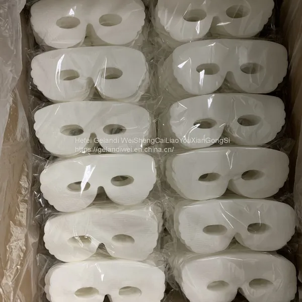 Grande 9×19cm 80g Pearl Pattern Disposable Eye Patch Cloth White Nonwovens Eye Mask Eye Film Paper photo-4