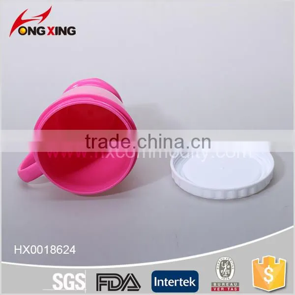 300ML PP PLASTIC MUG WITH LID FOR OFFICE photo-4
