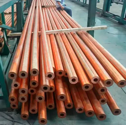 Seamless Copper Pipes for Plumbing C14500 C11000 C12200 Nuclear Industry Building Use Red Copper Pipe Steel Copper Bar photo-4