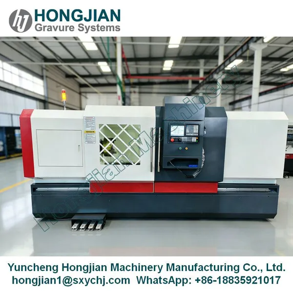 Double Head Boring Machine for Rotogravure Steel Base Cylinder Processing