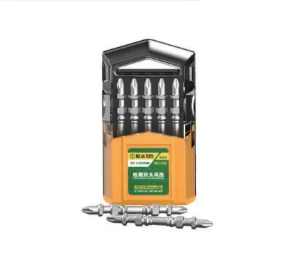 Gun Black Double-End Screwdriver Bits (S2 Steel)