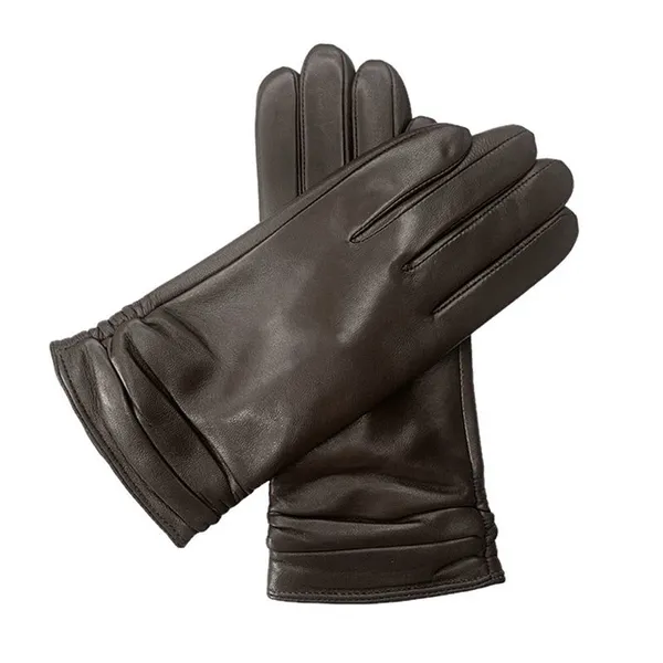China Gloves Factory Wholesales Genuine Winter Sheepskin Leather Glove for Women photo-3