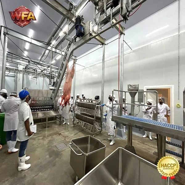 Modern Abattoir Hog Slaughterhouse Machine Pig Slaughtering Line Equipment Pork Slaughter Processing Machinery photo-3