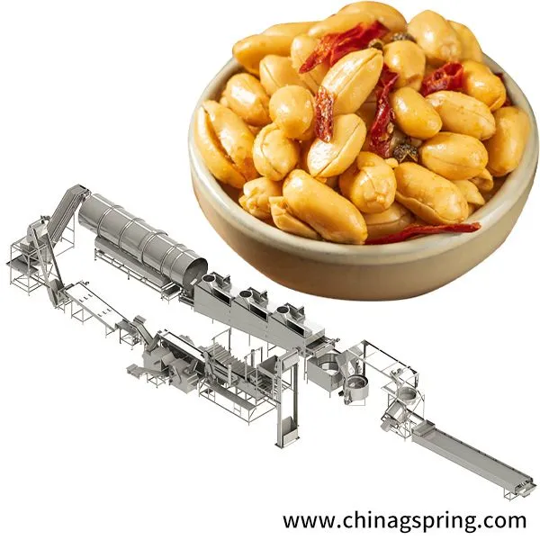 Automatic Spicy Peanut Production Line for Commercial Snack Manufacturing