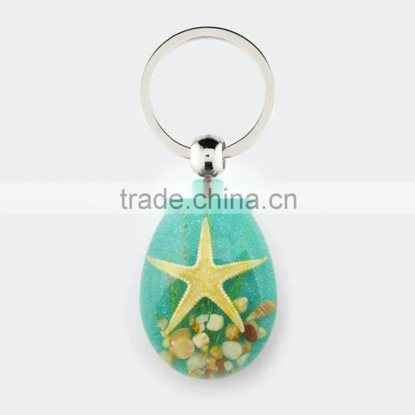 2016 New Lovely Beautiful Key Chain for Promotion Gift With Real Sealife photo-2