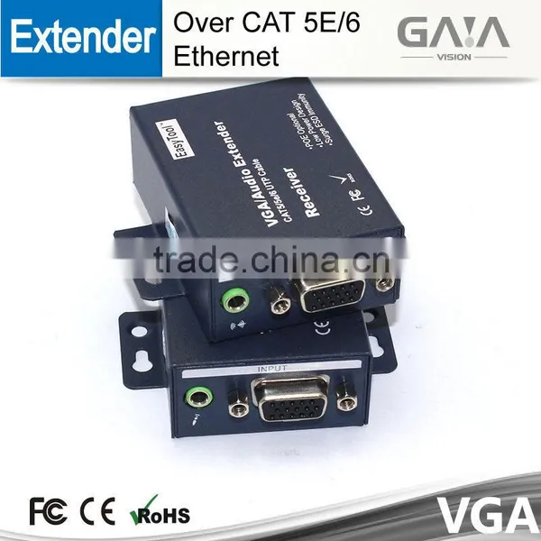 100m VGA Extender With Audio Over CAT 5E/6 Ethernet - Gaia Vision photo-3