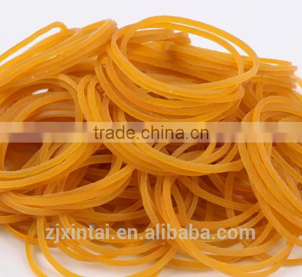 Strong Yellow Color Elastic Rubber Bands Office Packing Supply Quality Choice photo-5