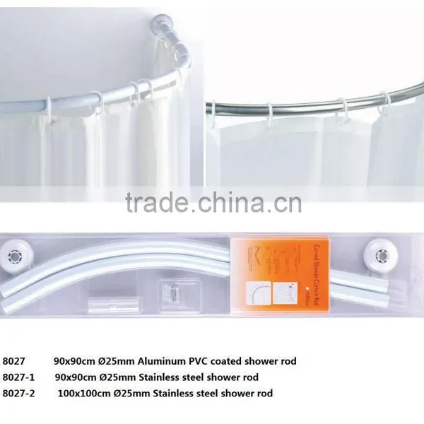 Shower Curtain Pole Stainless Steel Shower Rod SS304 Shower Curtain (8025-8027) photo-2