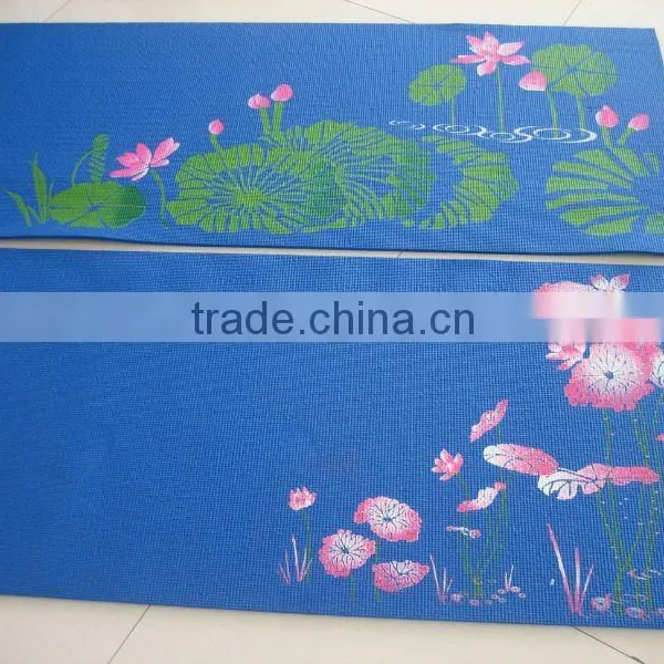 Screen Printing 6mm Pvc Yoga Mat