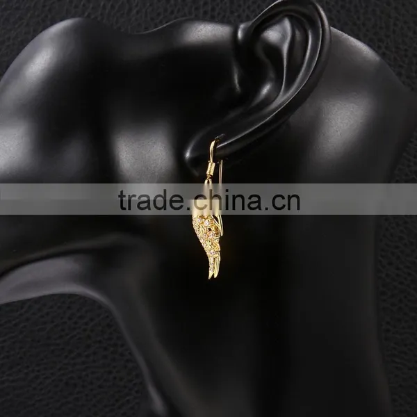 2015 New Fashion Design Fish Shape Dubai Gold Jewelry Earrings photo-6