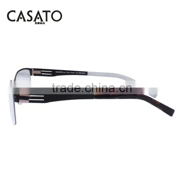 CASATO Modern Elastic Thin Stainless Steel Glasses With Myopia Lens photo-5