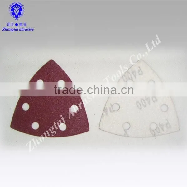Abrasive Sand Paper With 93x93x93mm Triangle Shape photo-2
