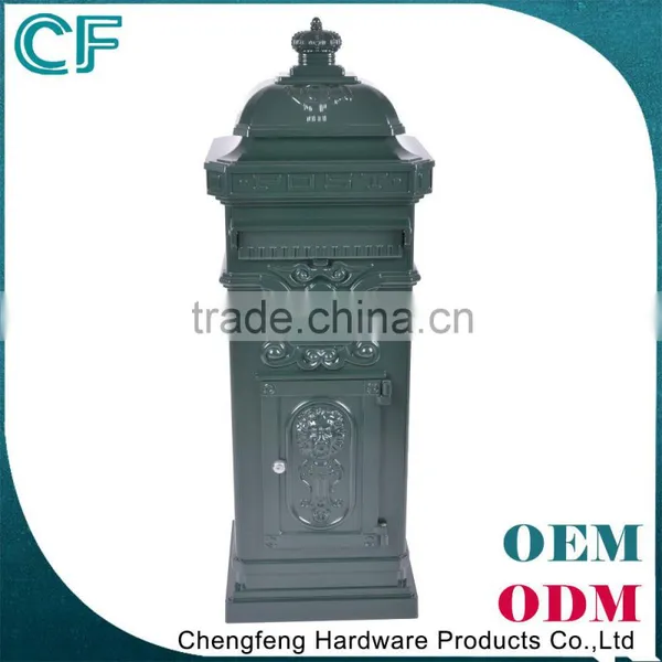 Reasonable Price Crown Decorative Bronze Lockable Mailbox photo-4