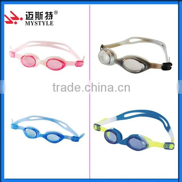 2015 Hot Sale Kids Simple One Piece Swim Goggles photo-5