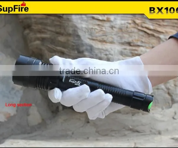 BX100 Flashlight XML2 T6 LED Long Tactical Camping Torch Self Defense Rechargeable 18540 Batteries Emergency Flash Light photo-4