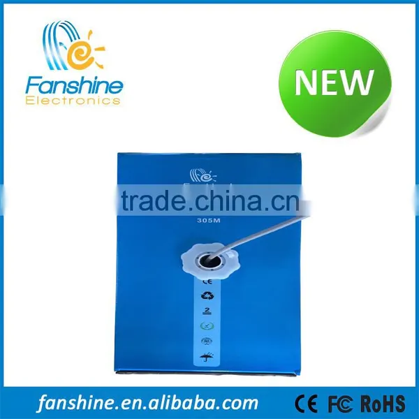 Fanshine Fast Speed 0.58mm CCA 4 Pairs Cat6 Network Cable photo-2