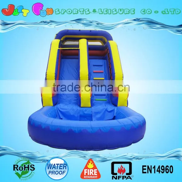 Commercial Grade Water Slide With Pool, Cheap Water Slides for Sale photo-2