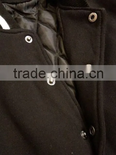 Baseball Jacket Use Metal Ring Snap Button photo-6