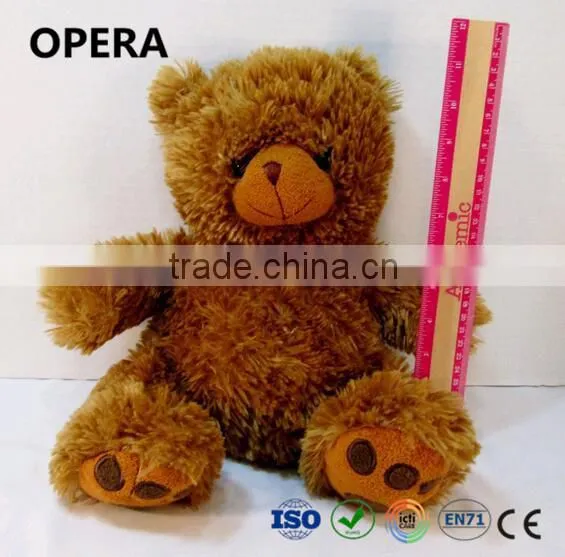 New Cuddle PV Fleece Golden Soft Plush Teddy Bear Skin