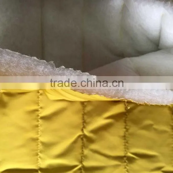Polyester Stripe Embroidered Thermal Padded Fabric With Quilting for Down Coats/jacket photo-3