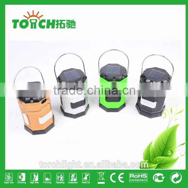 Colorful Solar Lantern Hiking Lamp Led Lantern Camping Light With Inner Battery High Power Rechargeable Lantern Torch Light photo-4