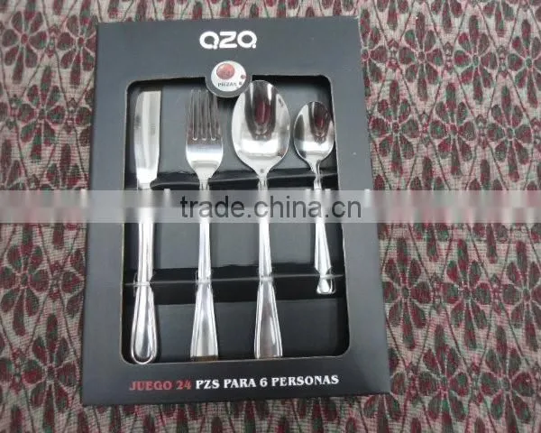 Stainless Steel 24pcs Cutlery Set #219 photo-3