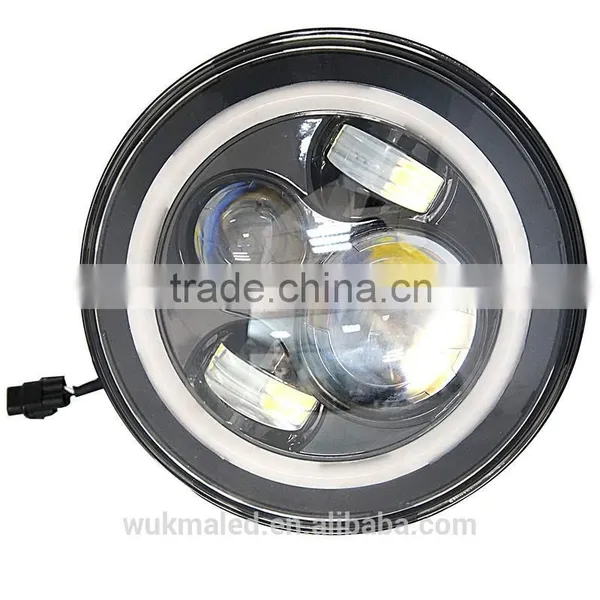 7inch Motorcycle LED Headlight Install For Harley Davidson Hi/Lo Beam Lamp Light photo-3