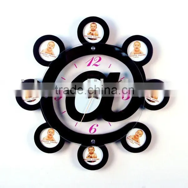 Wall Clock With Photo Frame
