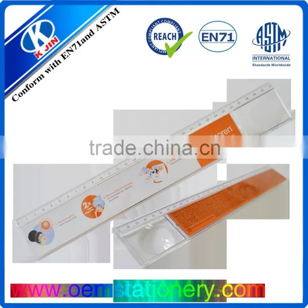 2016 Factory Cheap Price 31cm ps Ruler Ruler Reading Magnifier photo-4