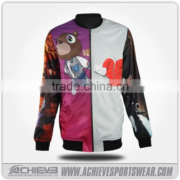 Wholesale Blank Bomber Jackets, Men Cheap Track Jackets photo-3