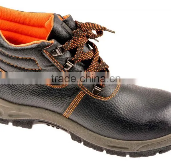 Anti-Puncture Top Smooth Leather Working Shoes photo-3