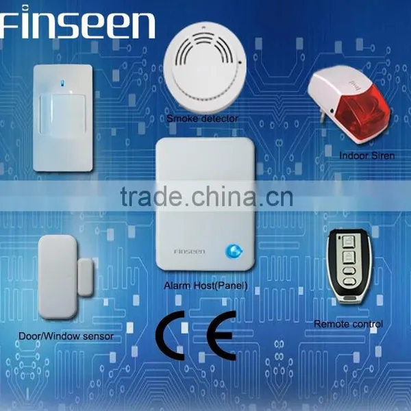 Home security product intrusion alarm truly cloud based application alarm