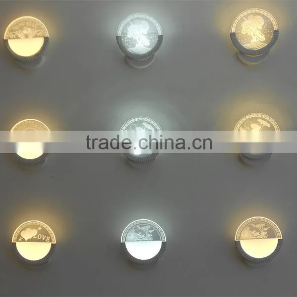 Wall Mounted Lamp Acrylic With Picture