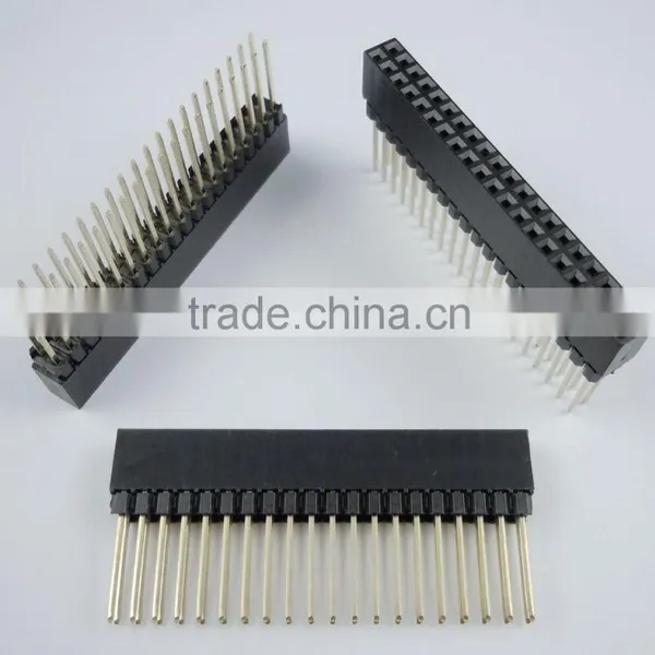 2.54mm 2x20 Pin Female Double Row Pin Header Strip