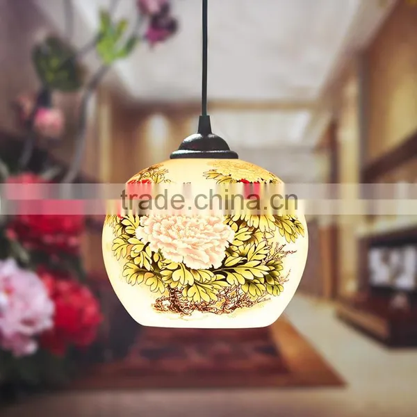 Pastel Decal Living Room Furnitur Indoor Led Pendant Light photo-3