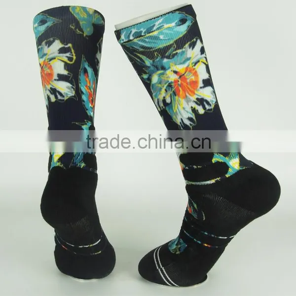Sublimation Blank White Elite Socks photo-3