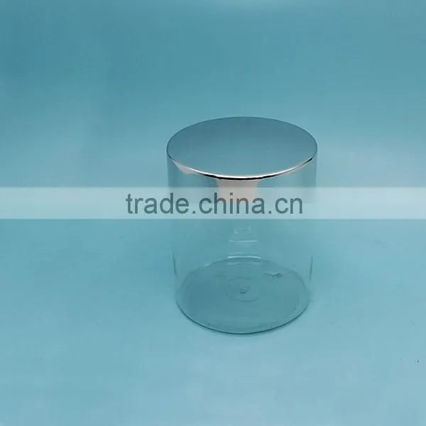 Manufacturer Sale High Quality Cosmetic Round Plastic Jar With Aluminum Lid photo-2