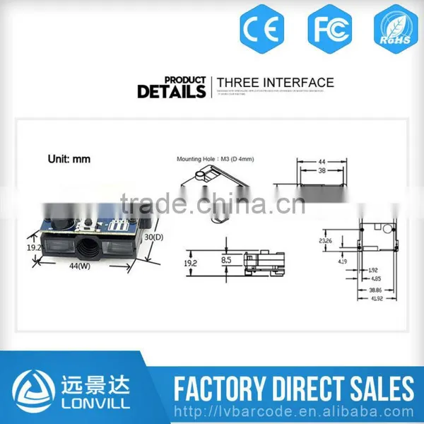 LV12 OEM Barcode Scanners for USB Flash Drives photo-4