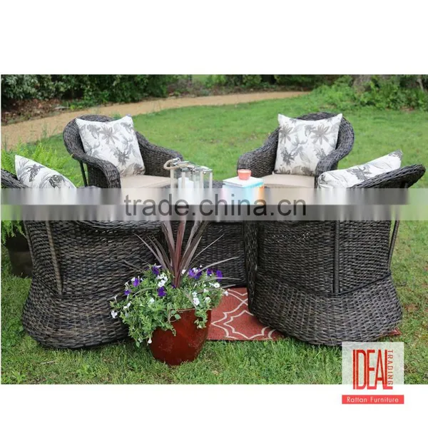 2016 New Cheap Outdoor Resin Wicker Coffee Shop Rattan Ratten Arm Chair Seating Set photo-5