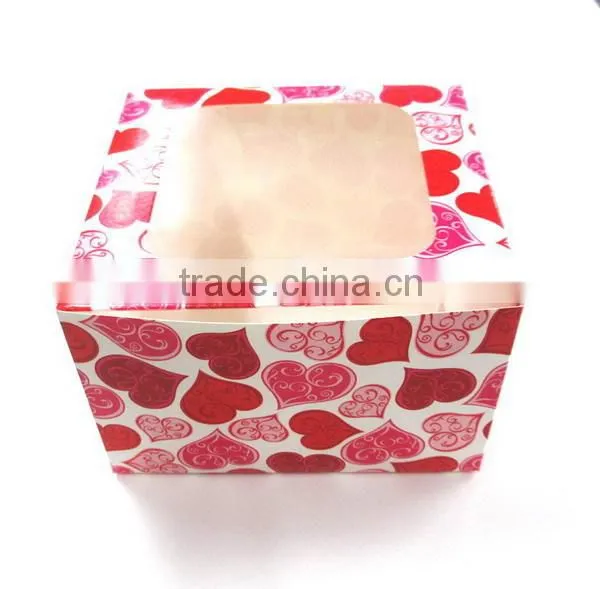 2014 Custom Cupcake Box With Custom Designs